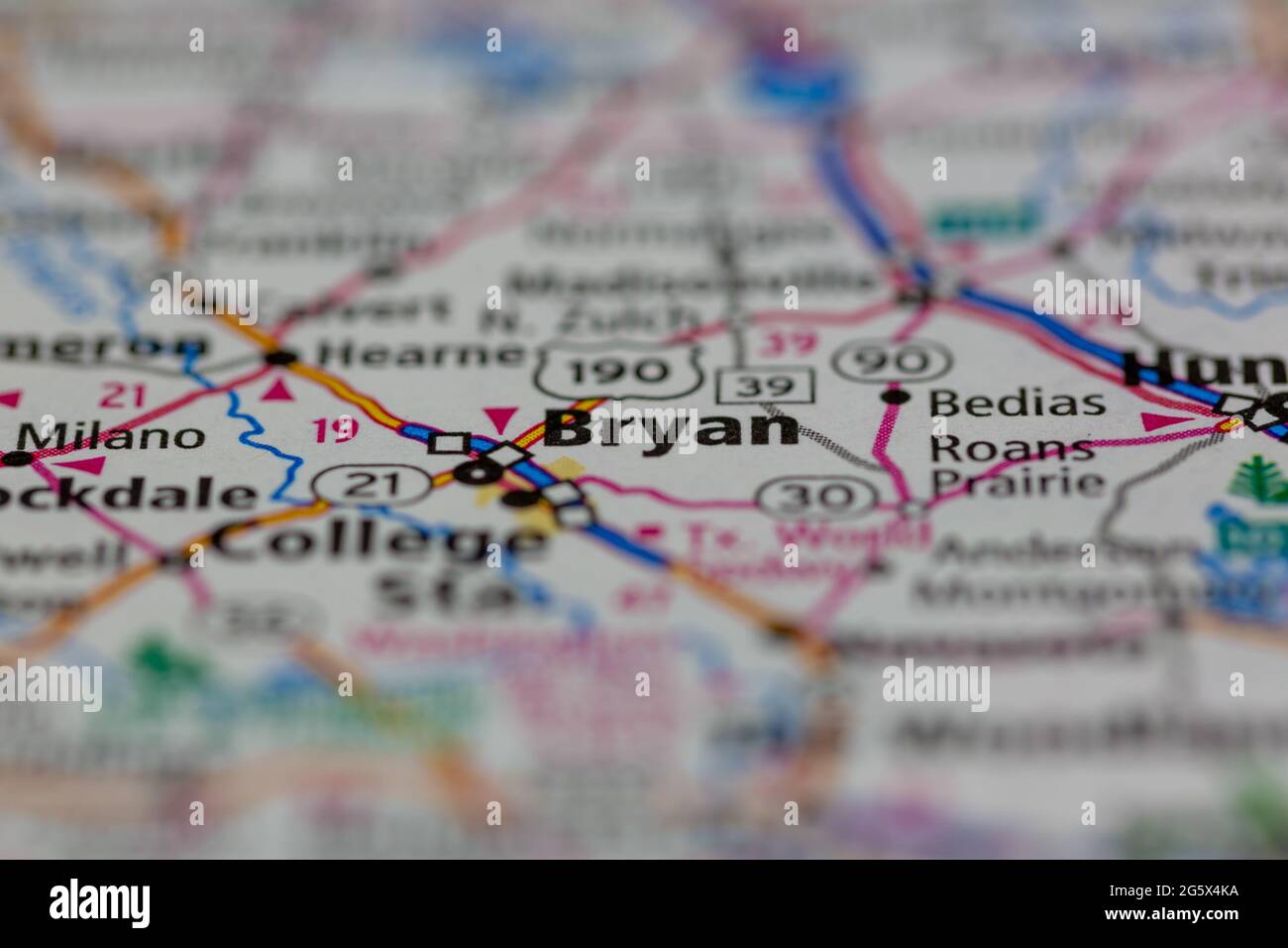 Map of bryan texas hires stock photography and images Alamy