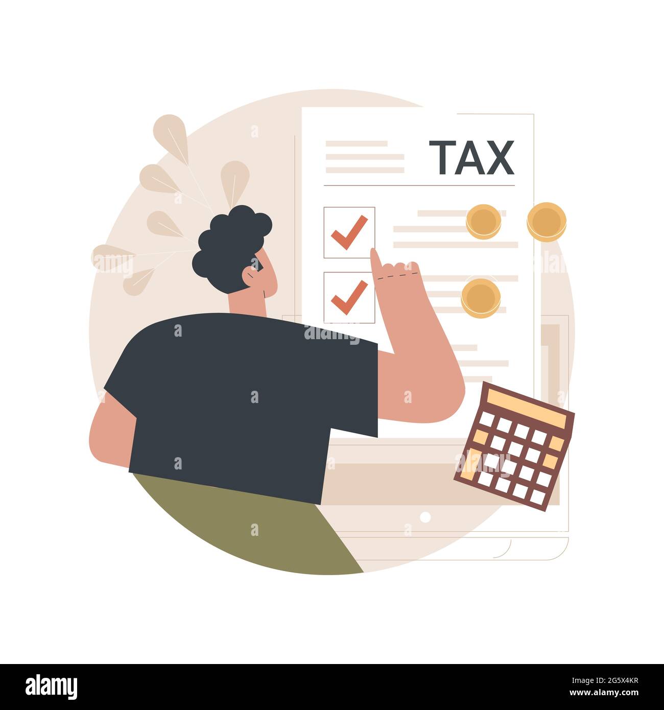 Cartoon Taxes High Resolution Stock Photography and Images - Alamy