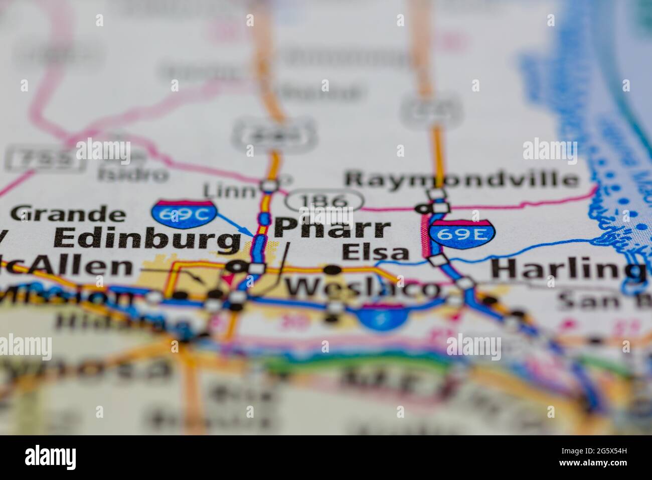 Pharr texas map hires stock photography and images Alamy