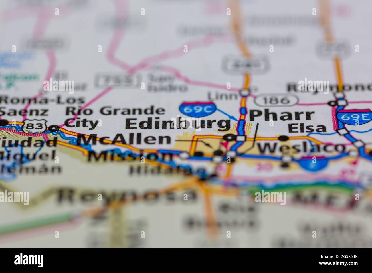 Edinburg Tx On Map Edinburg Texas High Resolution Stock Photography And Images - Alamy