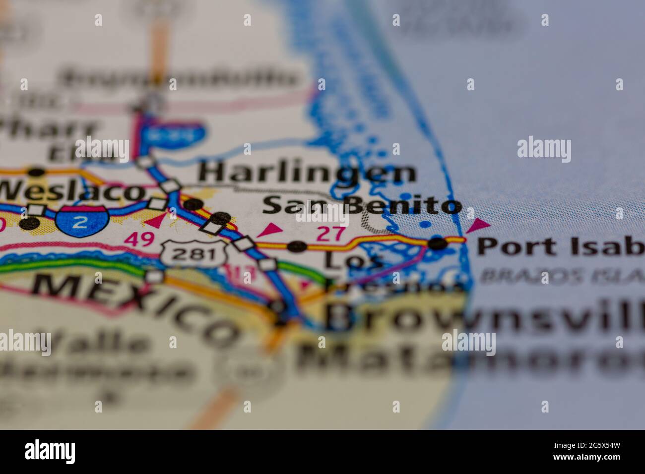 San Benito Texas Map Map Of San Benito Texas Hi-Res Stock Photography And Images - Alamy