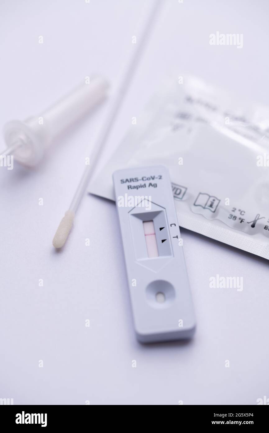 Sars Cov 2 rapid antigen test nasal kit. Self test. test at home ...