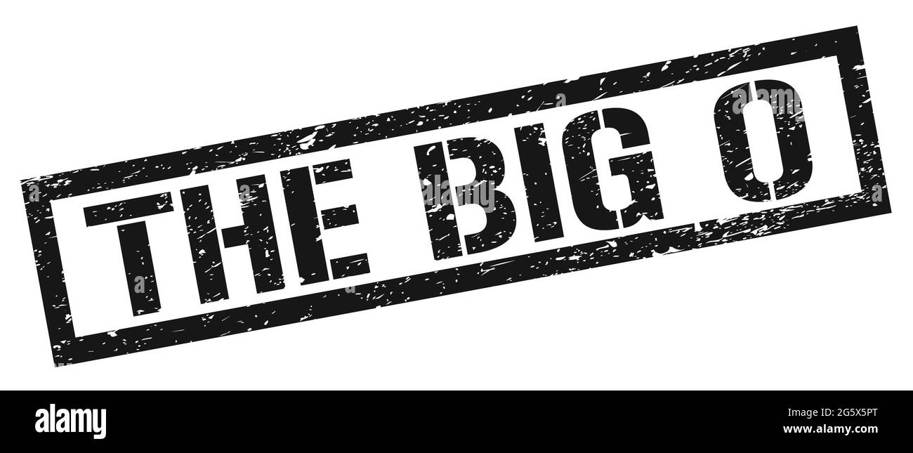 The big o stamp Black and White Stock Photos & Images - Alamy