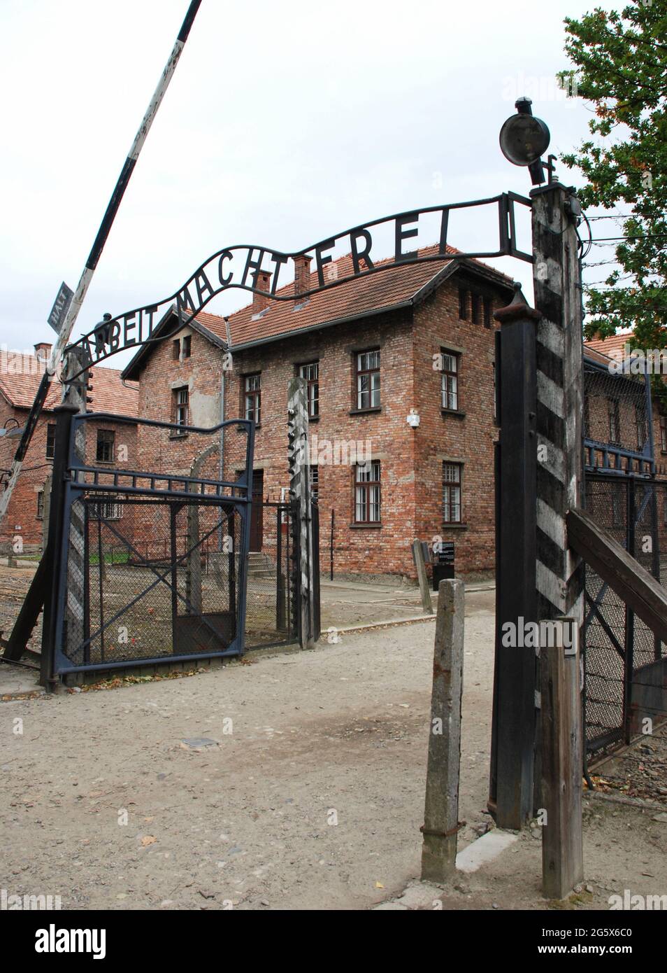 Auschwitz Concentration Camp, Poland Stock Photo