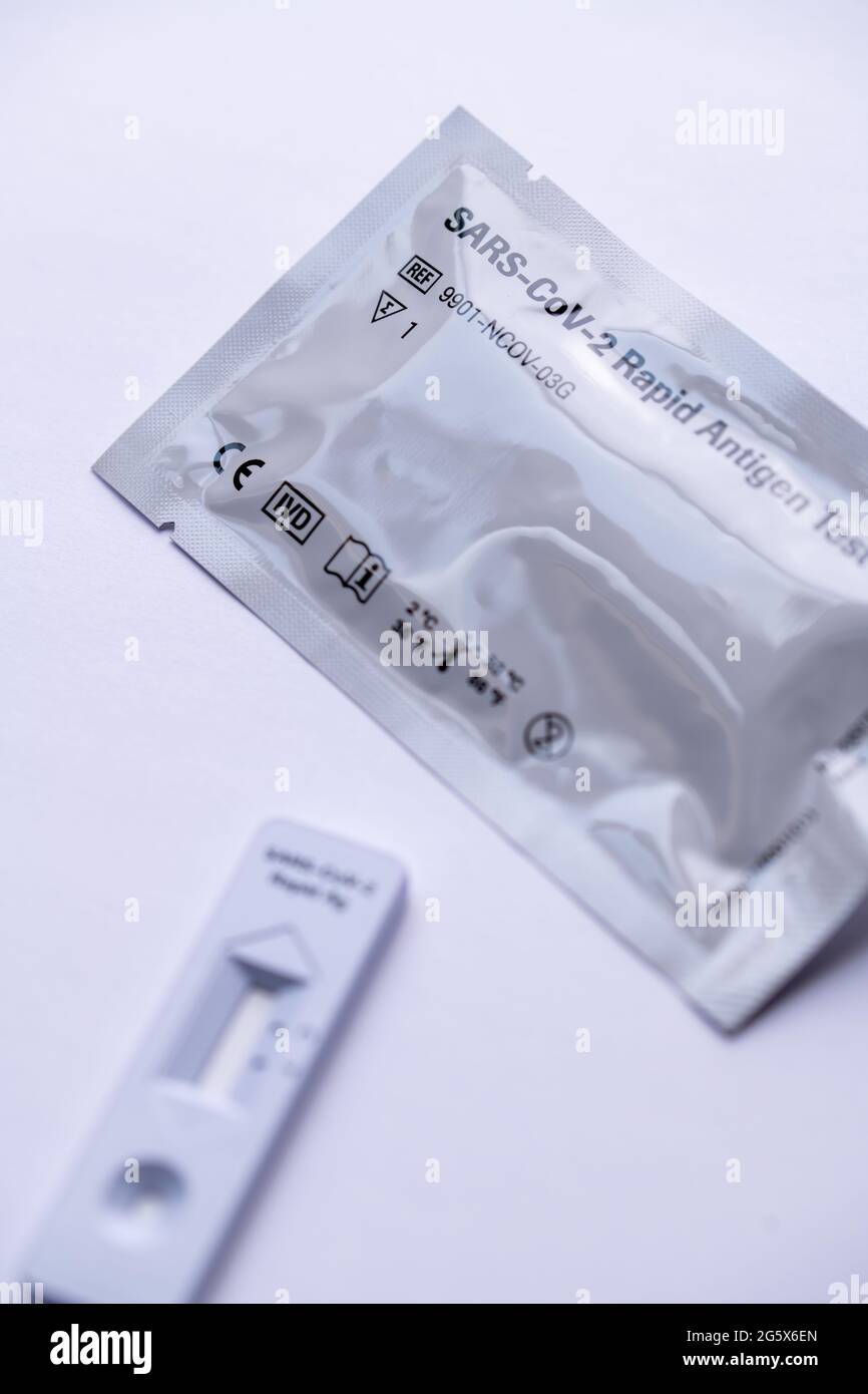 Sars Cov 2 rapid antigen test nasal kit. Self test. test at home ...