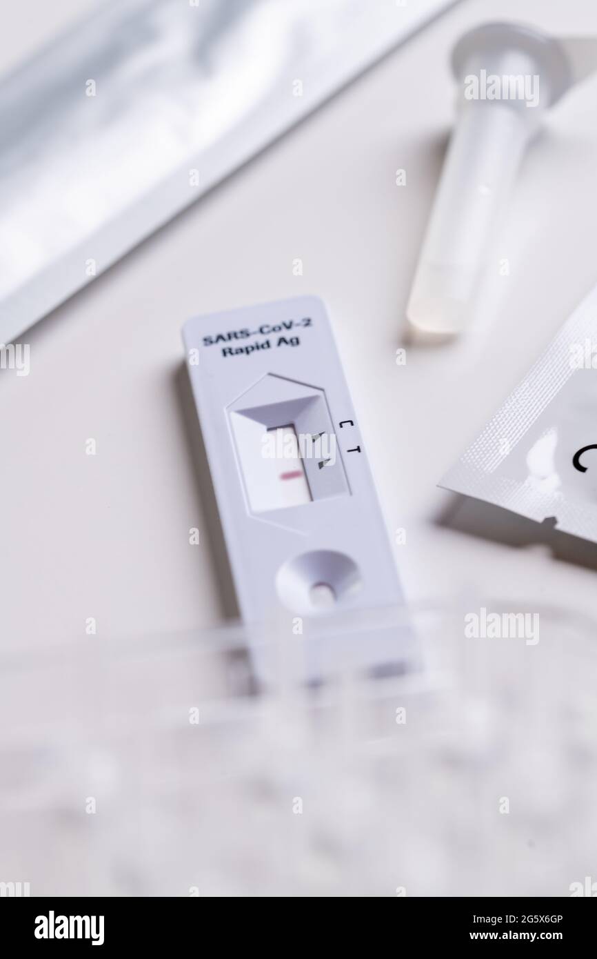 Sars Cov 2 rapid antigen test nasal kit. Self test. test at home ...