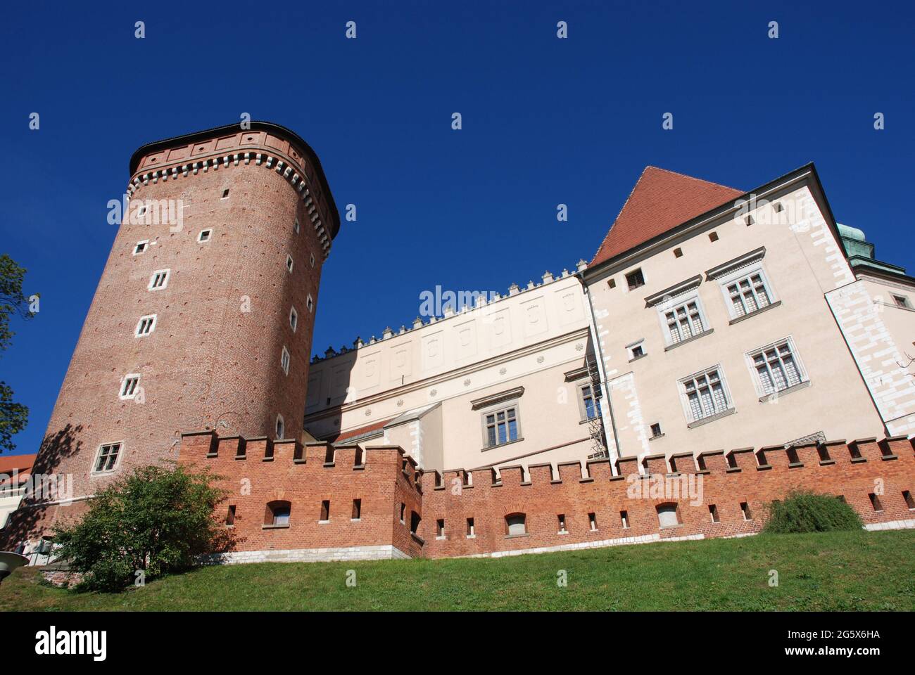 Wawell Castle, Krakow, Poland Stock Photo