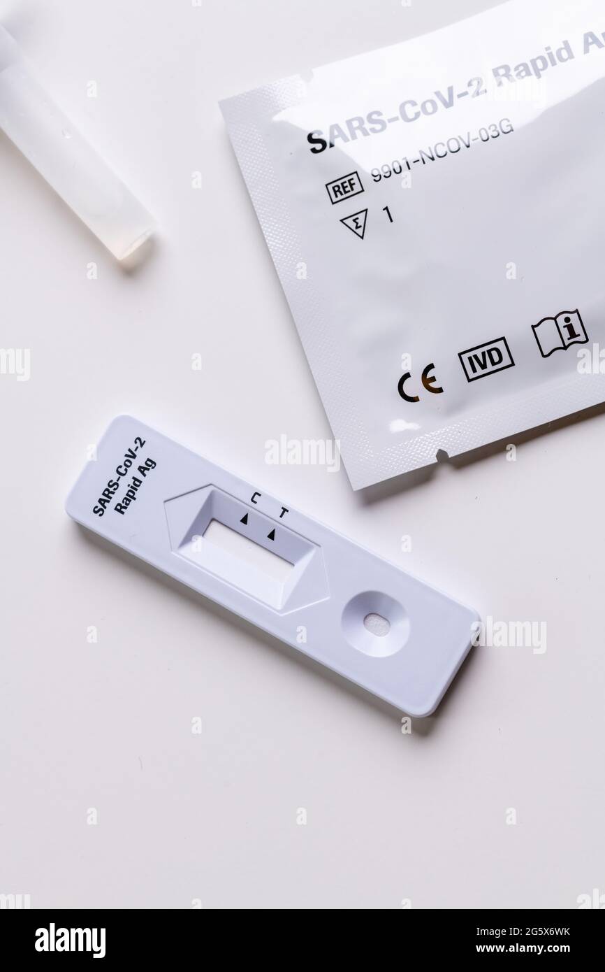 Sars Cov 2 rapid antigen test nasal kit. Self test. test at home ...