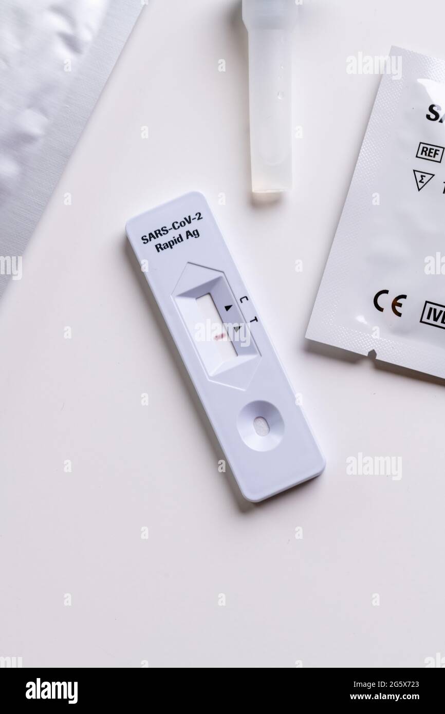 Sars Cov 2 rapid antigen test nasal kit. Self test. test at home ...