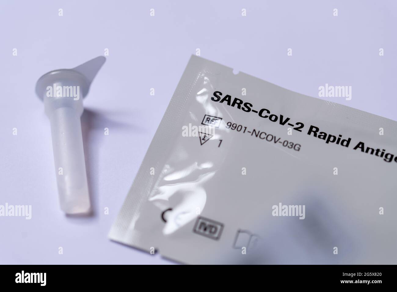 Sars Cov 2 rapid antigen test nasal kit. Self test. test at home ...