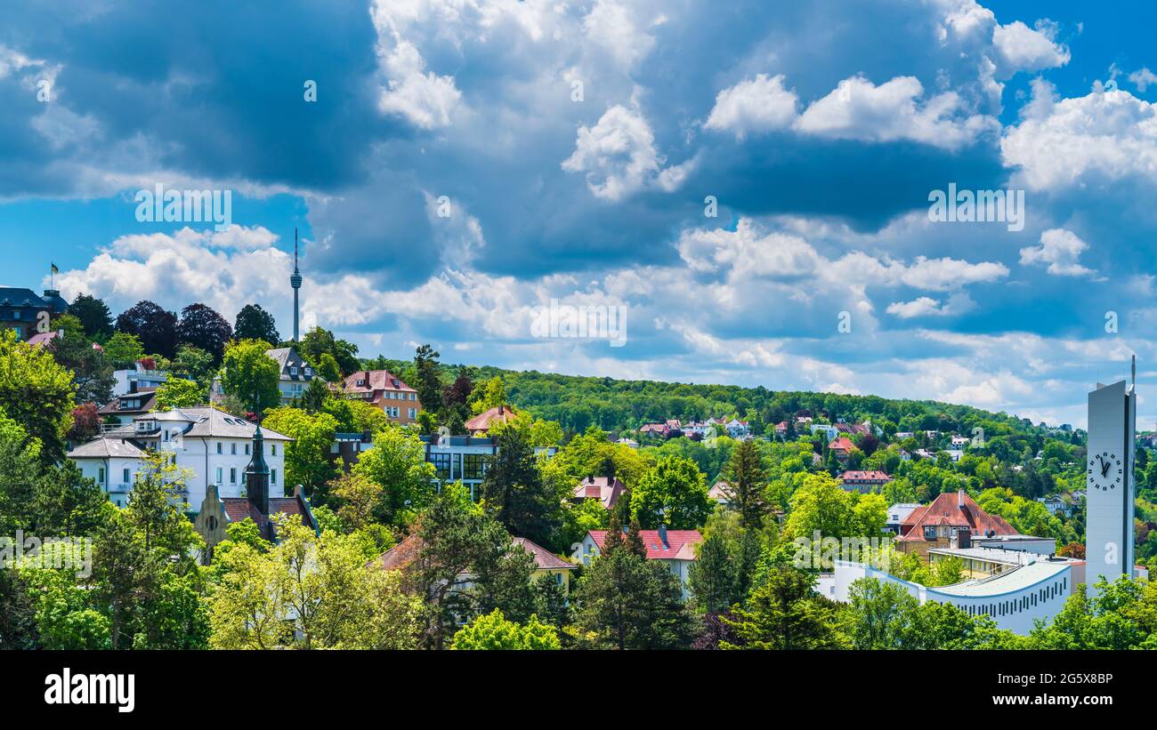 Stuttgart panorama tv tower hi-res stock photography and images - Alamy