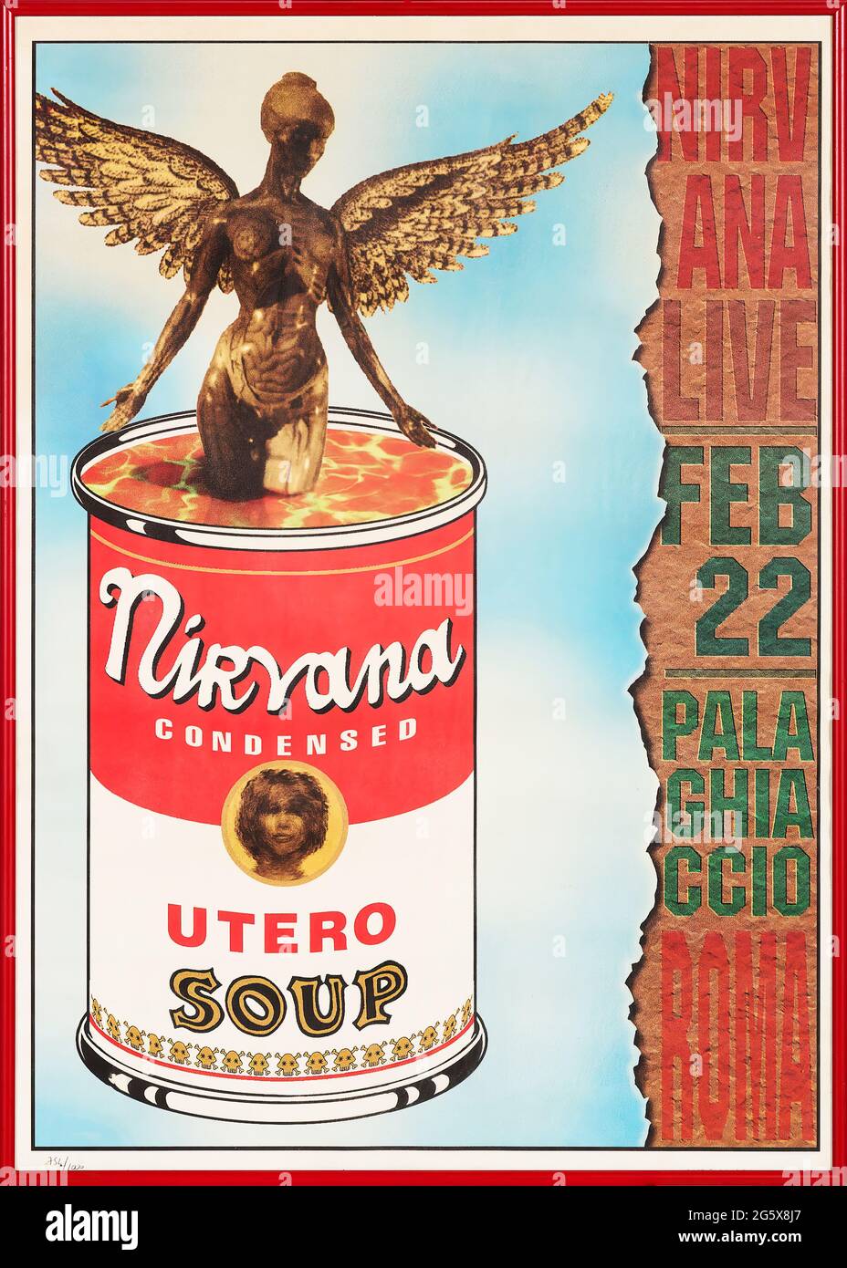 NIRVANA Lee Bolton 版画 ポスター kozik ヴィンテージ NIRVANA Lee