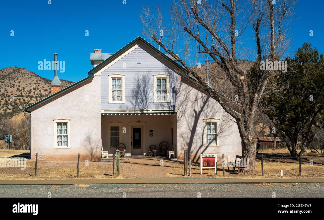Lincoln Historic Site in New Mexico Stock Photo