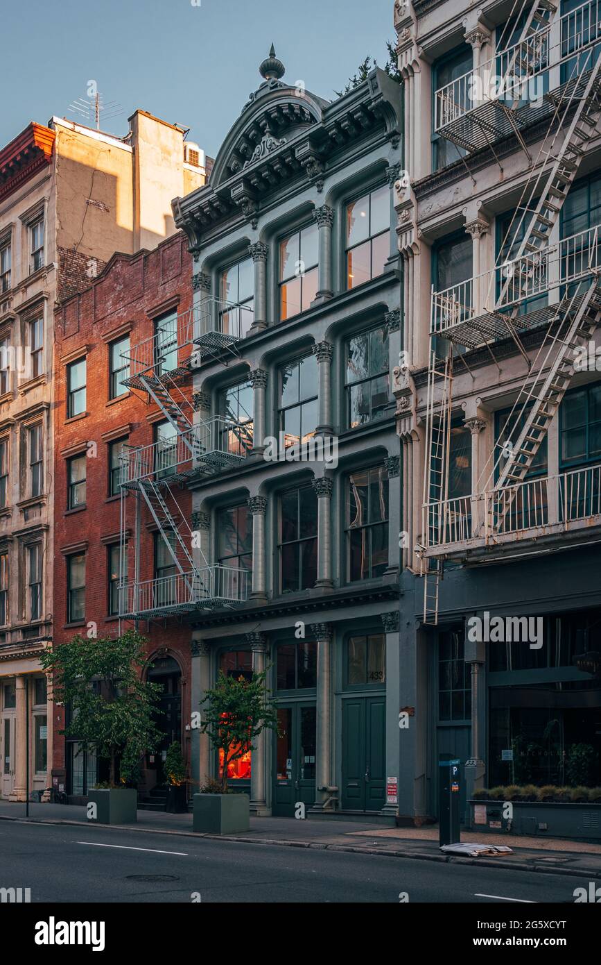 Architecture in Soho, Manhattan, New York City Stock Photo Alamy