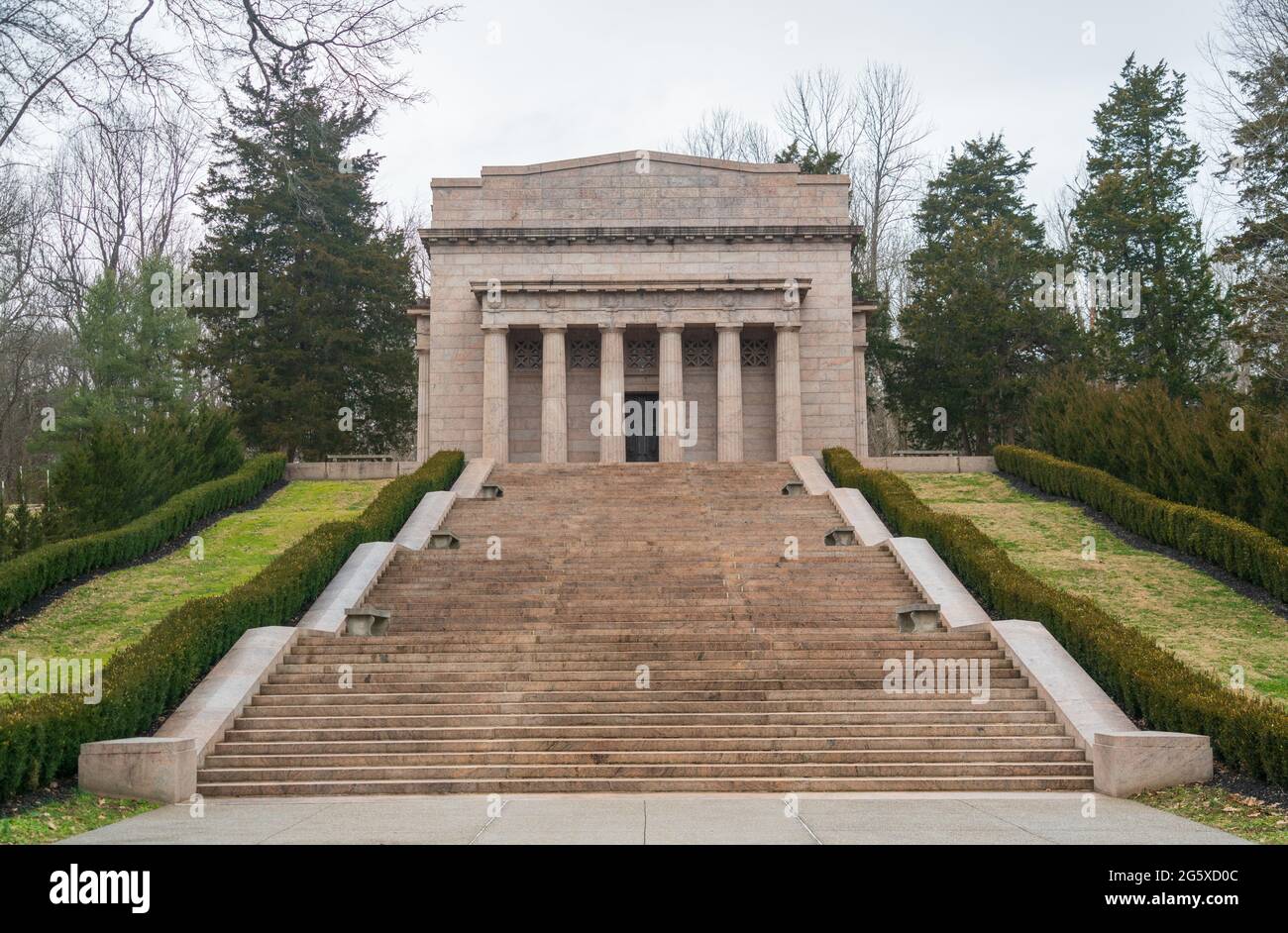 Monument at Abraham Lincoln Birthplace National Historic Site Stock Photo