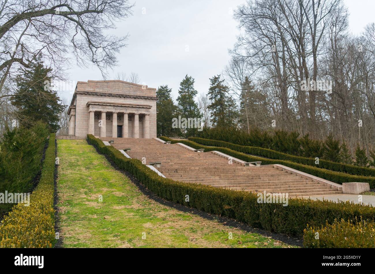 Monument at Abraham Lincoln Birthplace National Historic Site Stock Photo