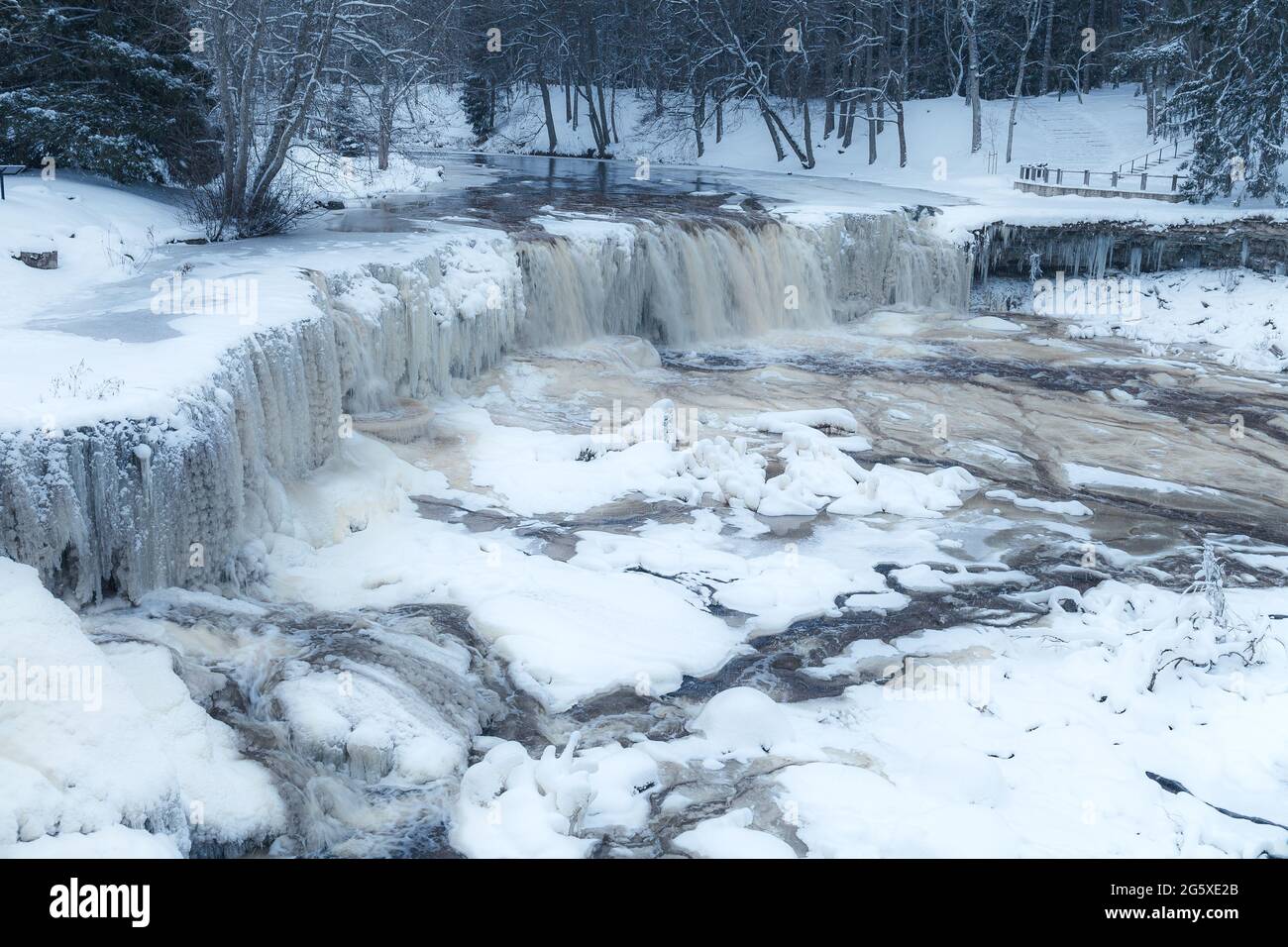 Frozen Keila Joa Waterfall By Winter Harjumaa Estonia Stock Photo Alamy frozen-keila-joa-waterfall-by-winter-harjumaa-estonia-stock-photo-alamy