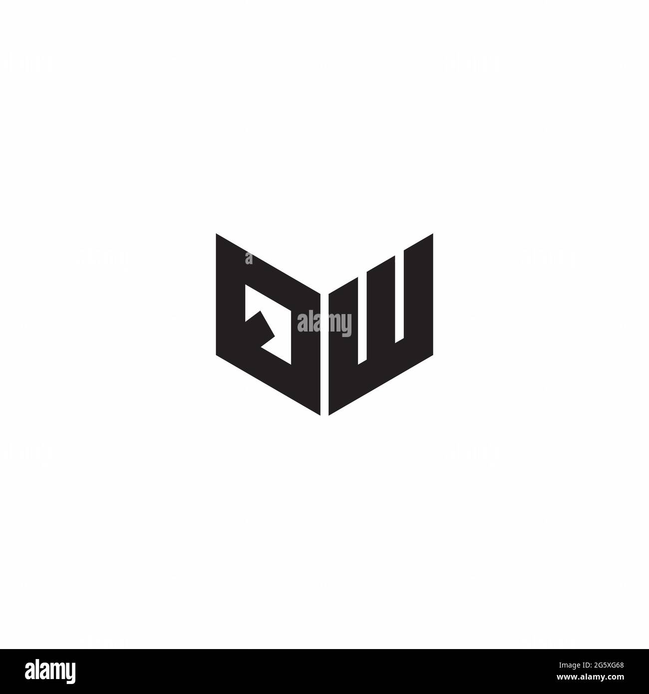 Logo Letter Monogram Initial Designs Template Isolated on White ...