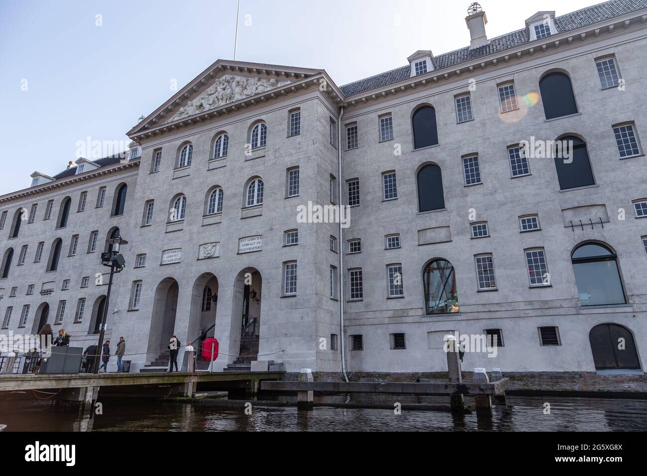 Amsterdam, Netherlands -12 March 2016: The National Maritime Museum, Het Scheepvaartmuseum, maritime museum in Amsterdam. Stock Photo