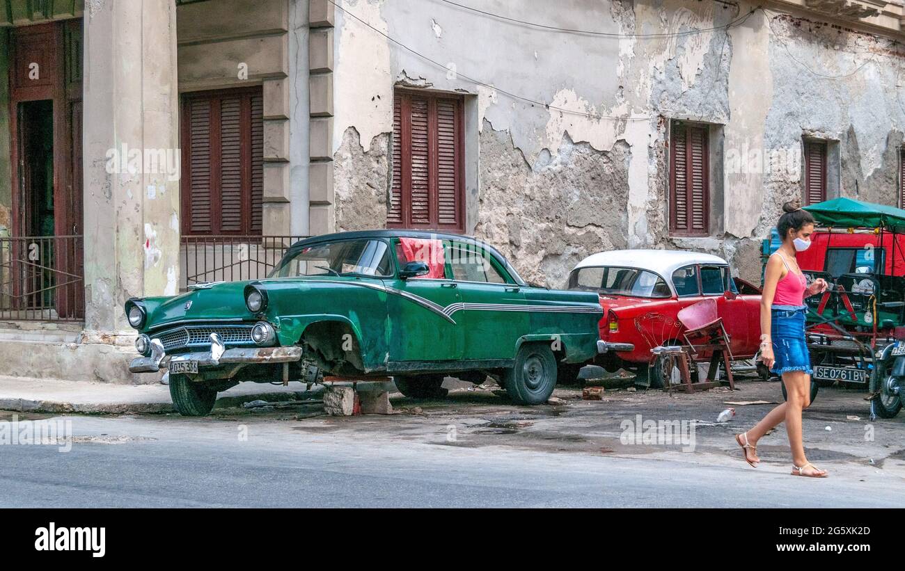 Havana city scenes, Cuba, 2021 Stock Photo Alamy