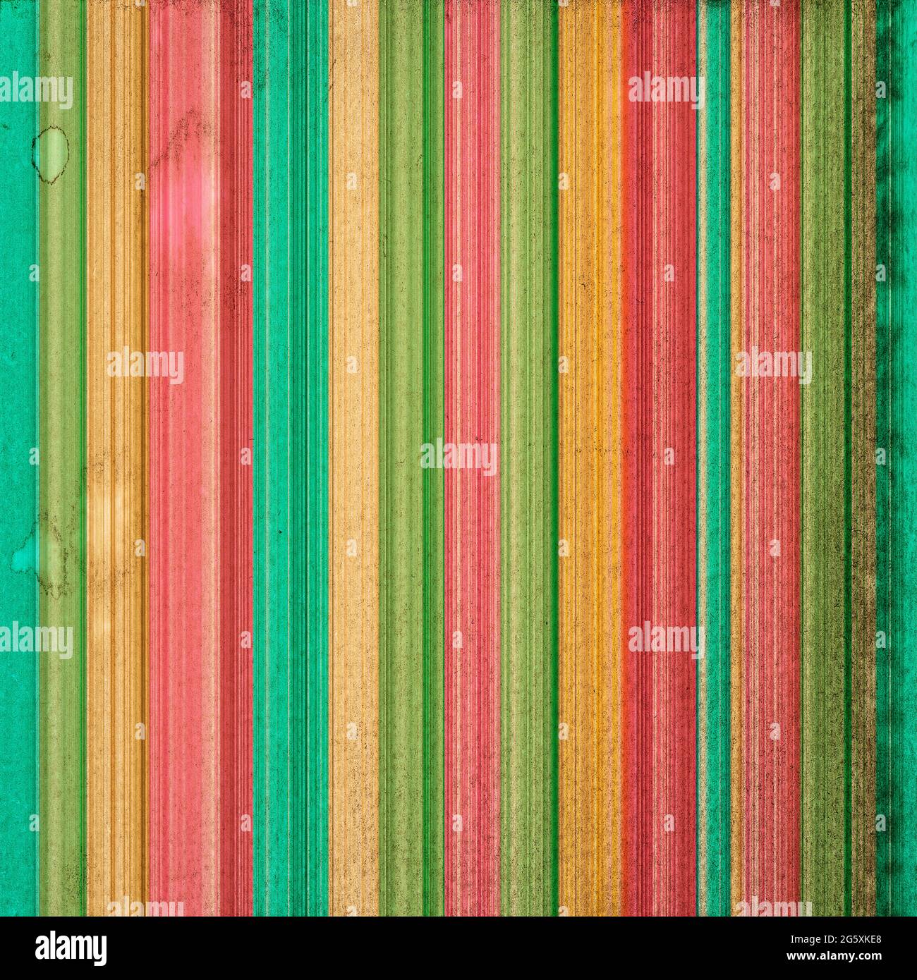 Striped wallpaper. Vintage aged abstract lines background Stock Photo
