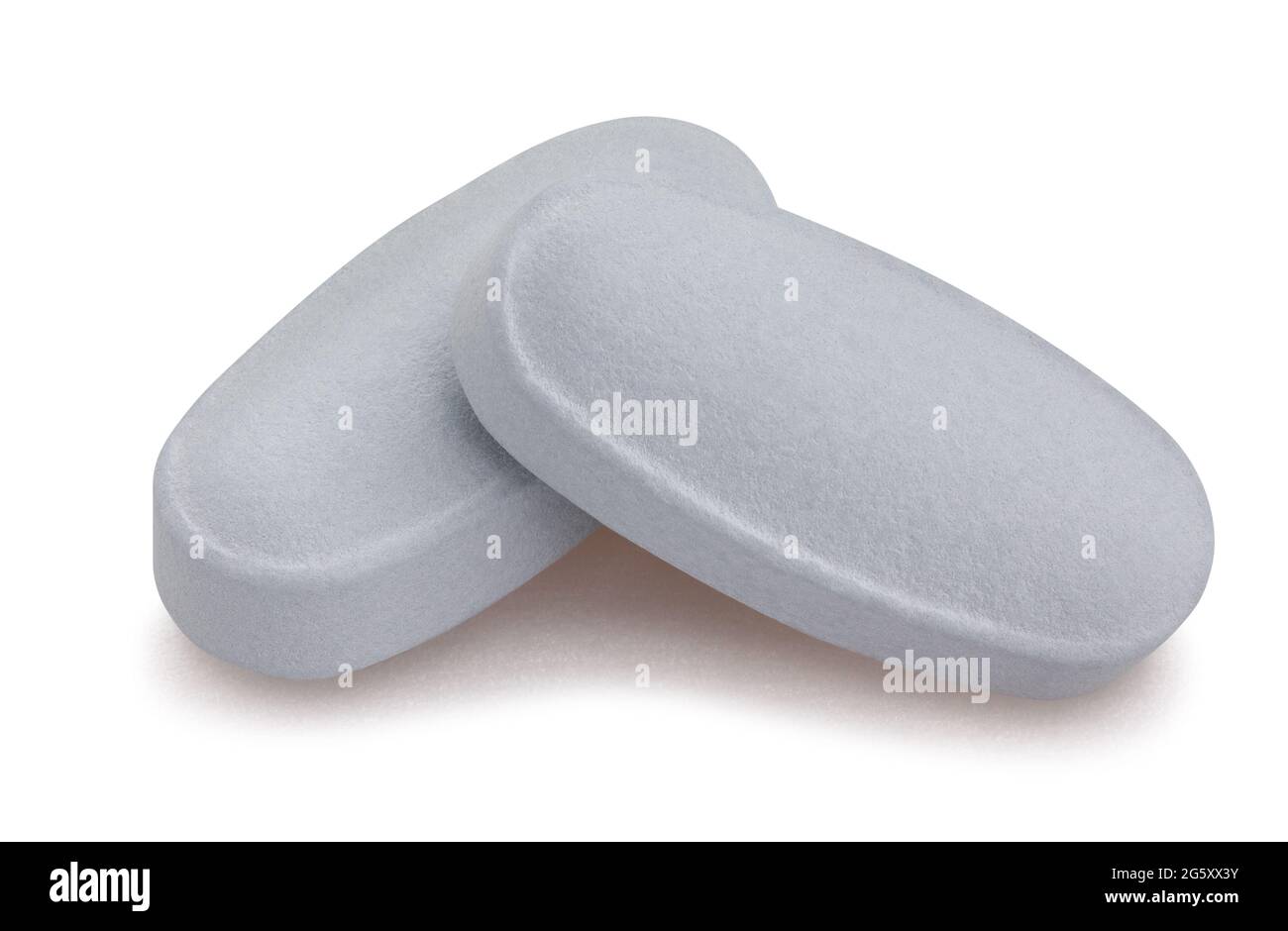vitamin pills path isolated on white Stock Photo