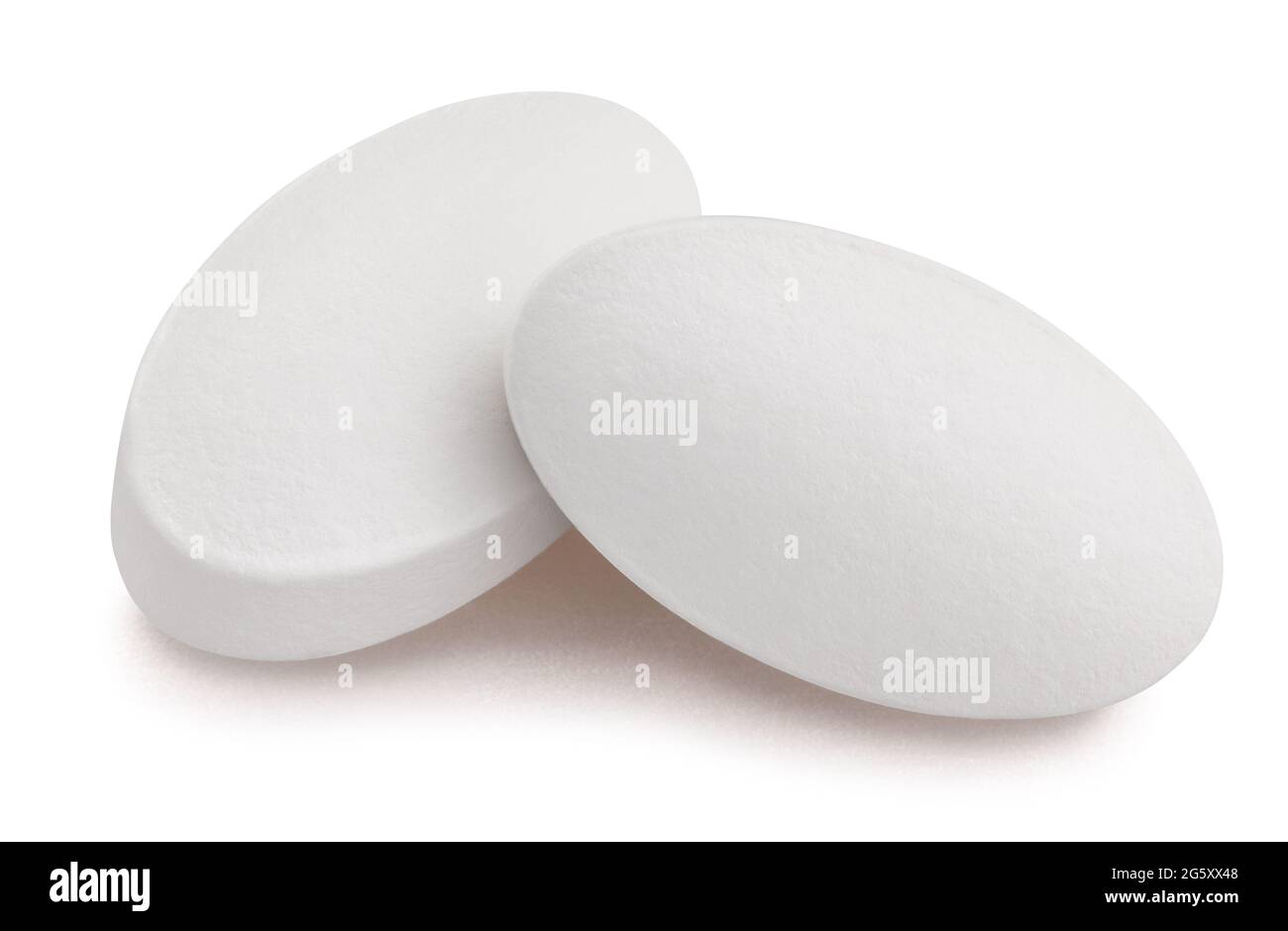 vitamin pills path isolated on white Stock Photo