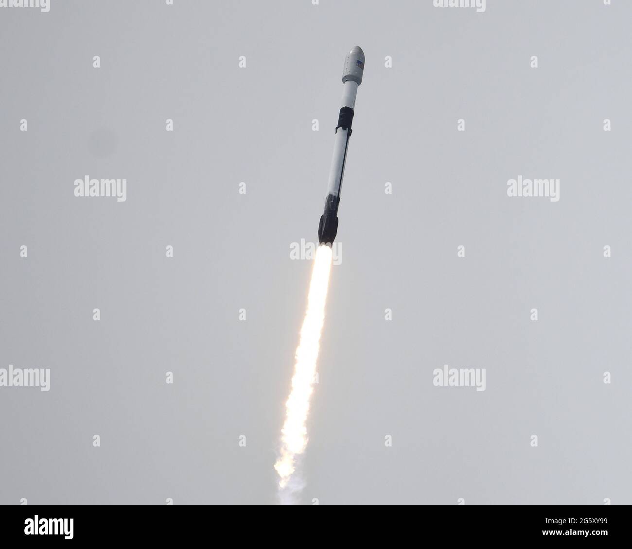 Cape Canaveral, United States. 30th June, 2021. A SpaceX Falcon 9