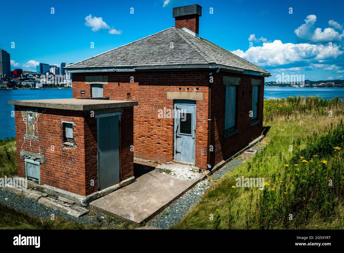 Married Officers Quarters, fort Charlotte, George's Island Stock Photo