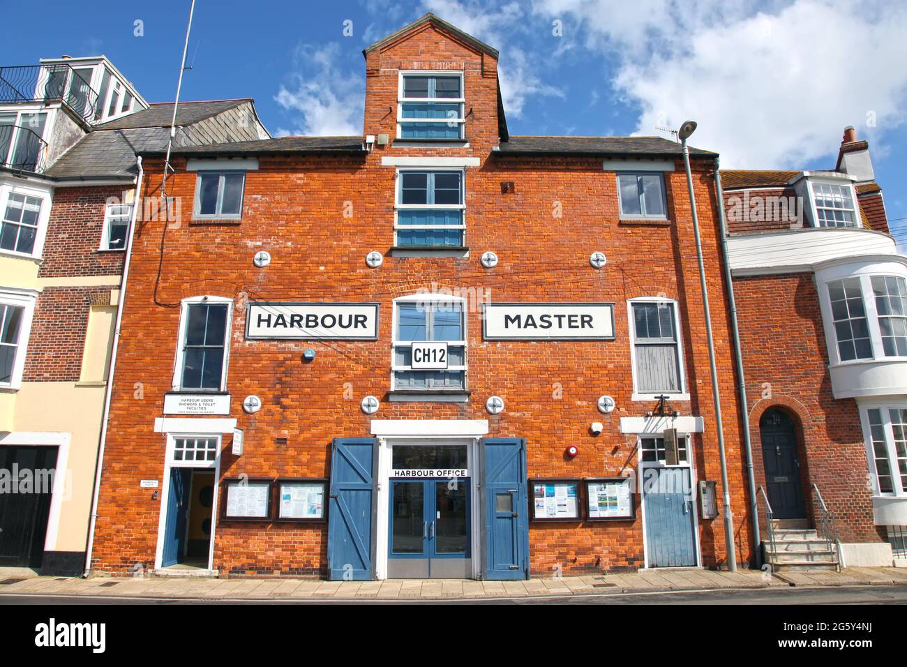 Harbour Master office in Weymouth Old Town in Dorset, England Stock
