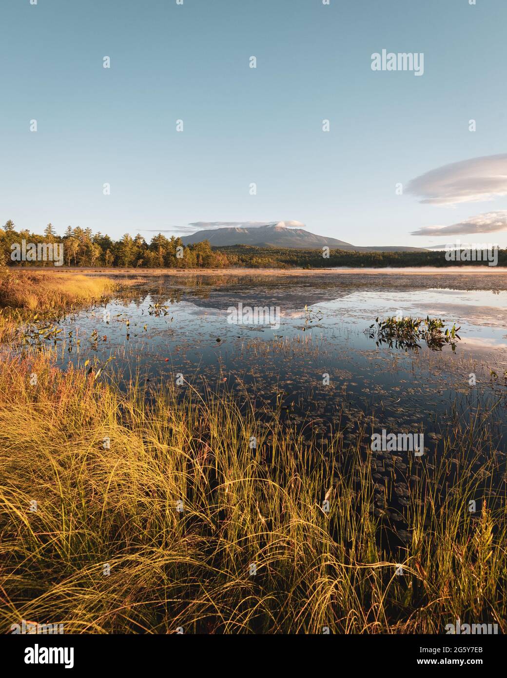 Pond near Baxter State Park, Maine Stock Photo Alamy