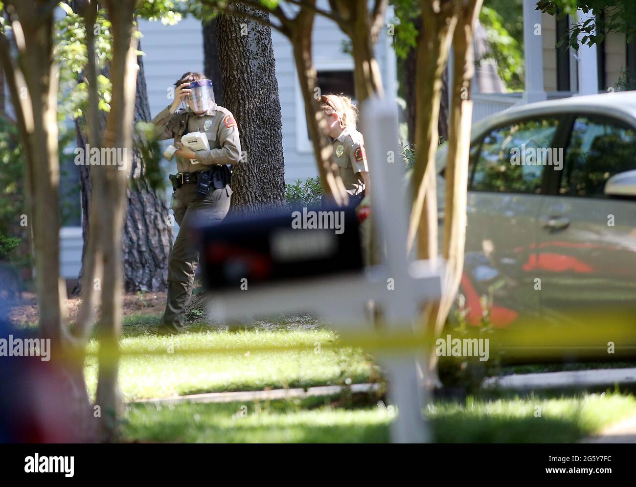 Raleigh, North Carolina, USA. 30th June, 2021. Raleigh animal control