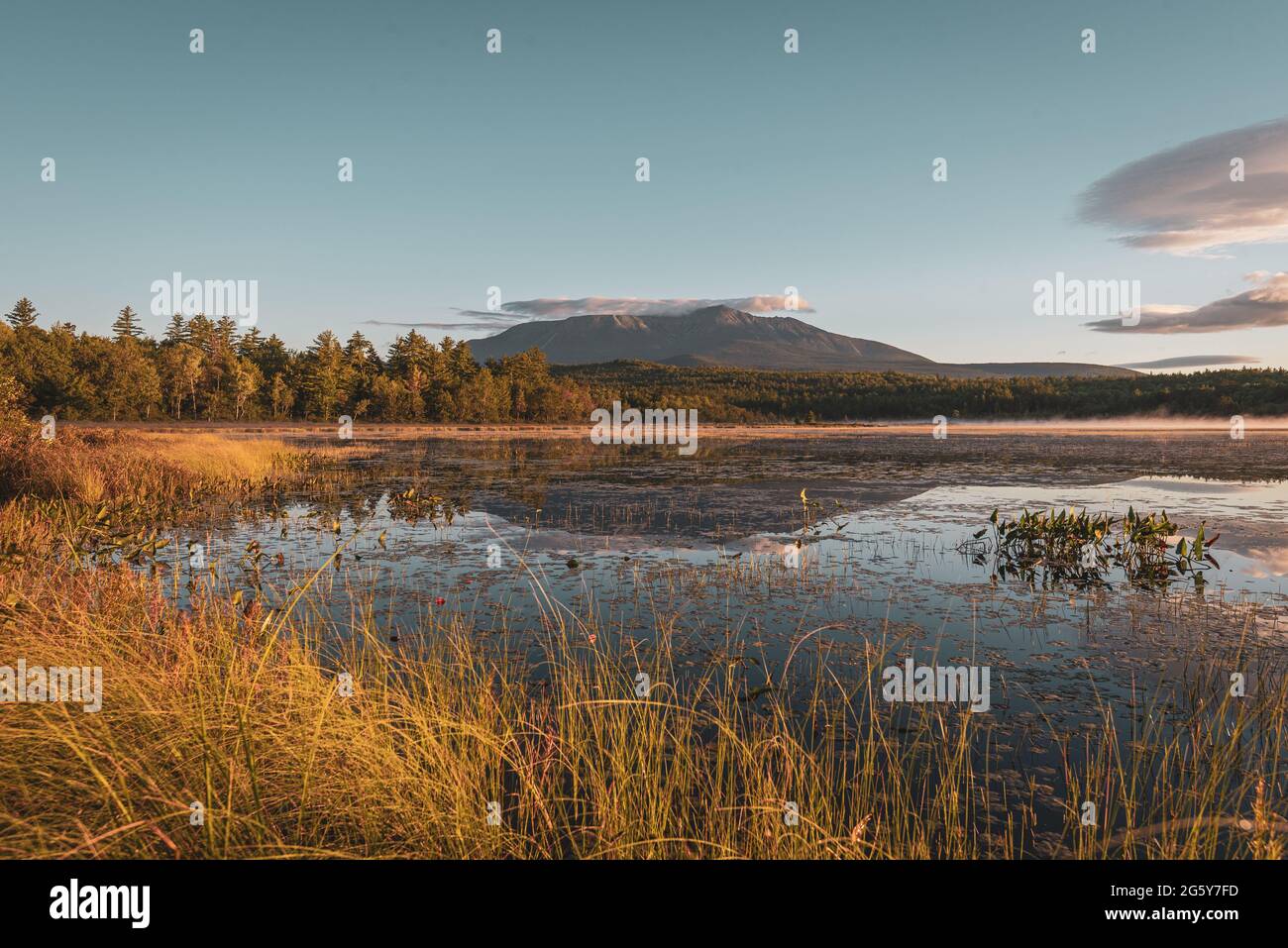 Pond near Baxter State Park, Maine Stock Photo Alamy