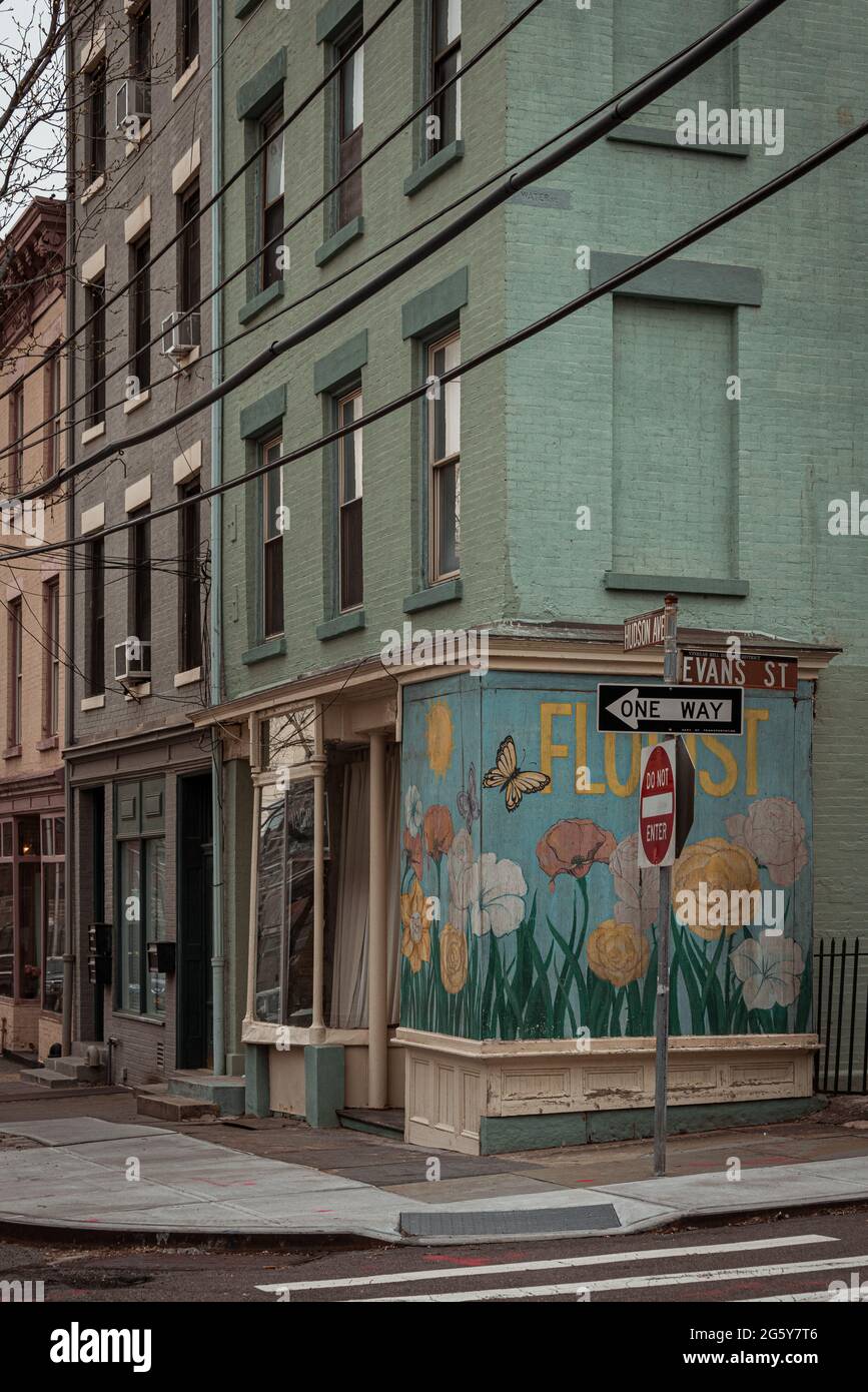 Buildings in Vinegar Hill, Brooklyn, New York Stock Photo Alamy