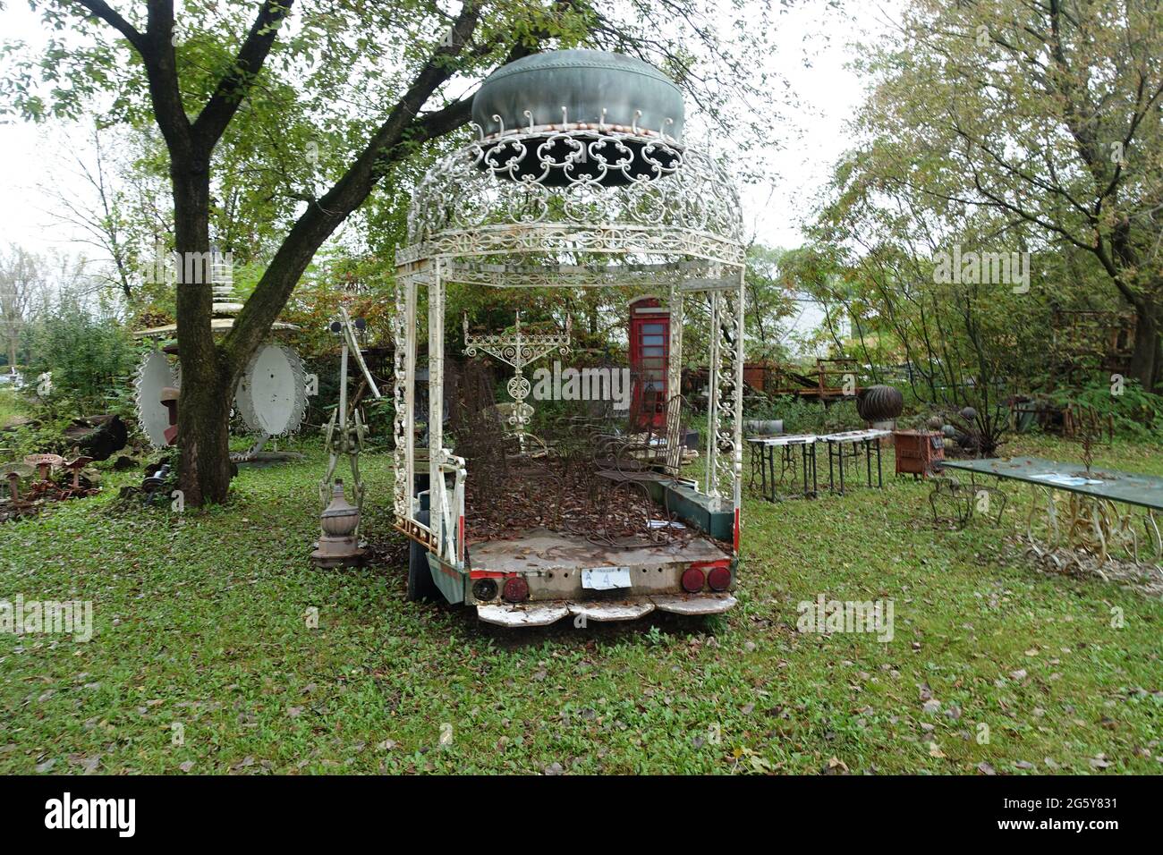 Dr. Evermor's Forevertron in North Freedom, Wisconsin "World's largest