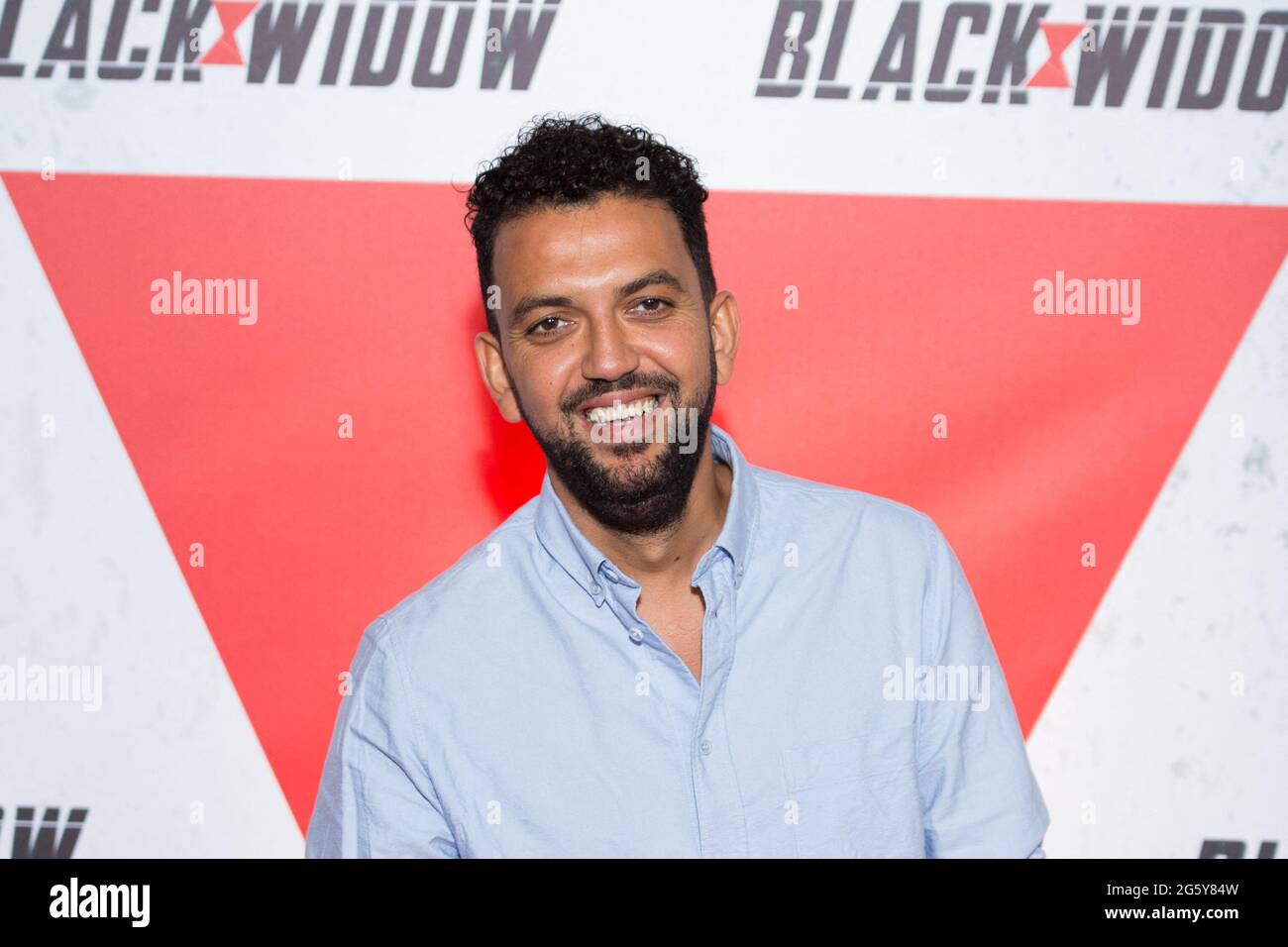 Paris, France. 30th June, 2021. Jhon Rachid attend the 'Black Widow ...