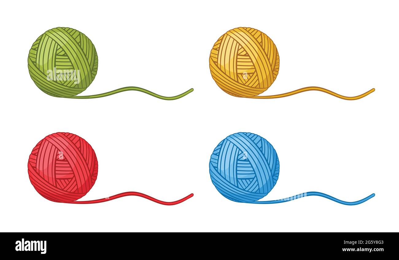 Tangled ball of string Stock Vector Images Alamy