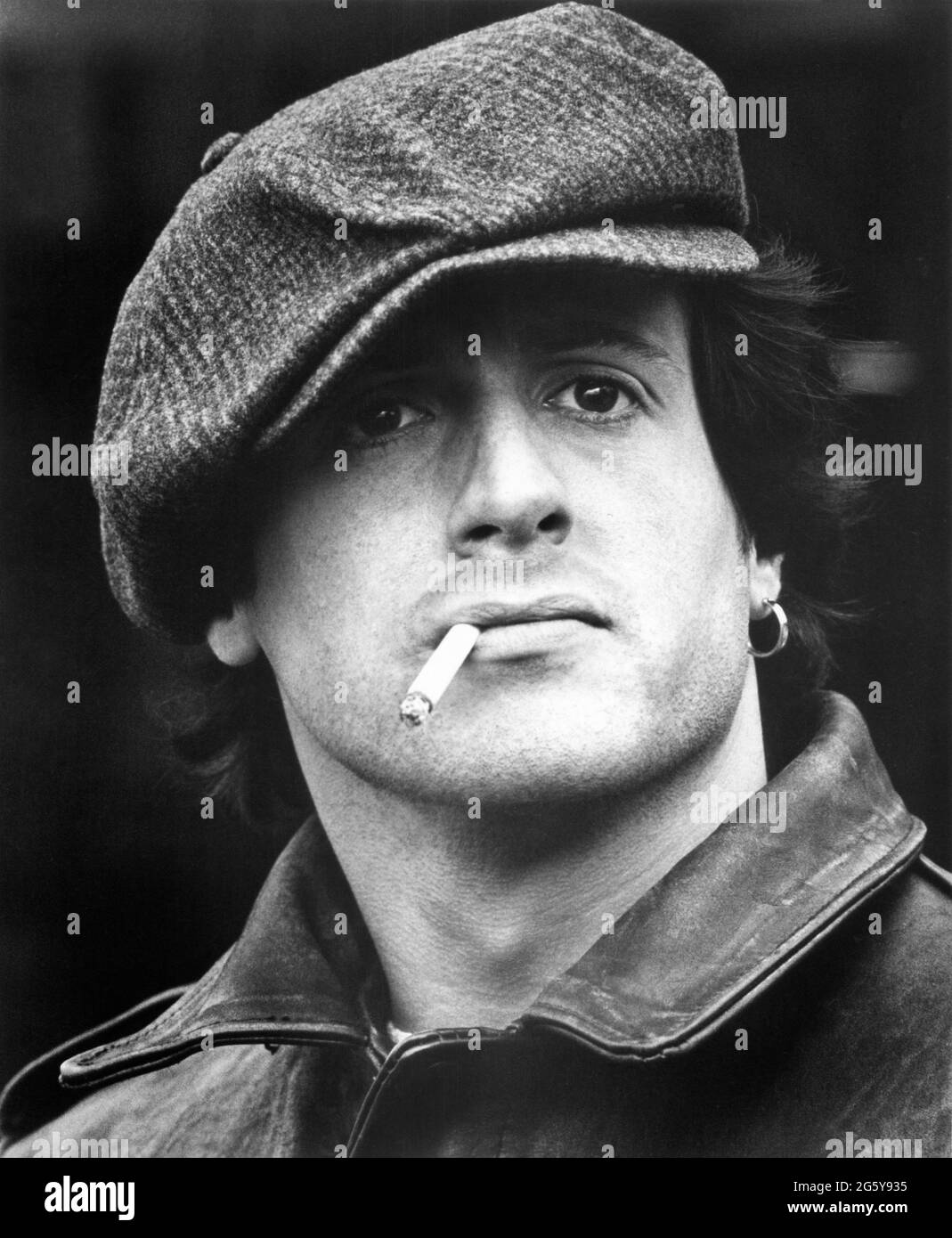 Sylvester Stallone, Head and Shoulders Publicity Portrait for the Film, 'Paradise Alley', Universal Pictures, 1978 Stock Photo
