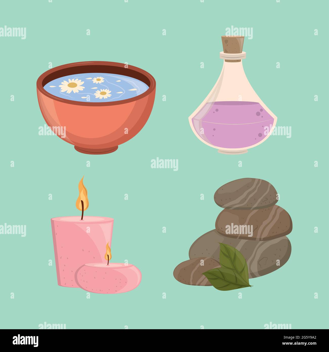 icons spa objects Stock Vector Image & Art - Alamy