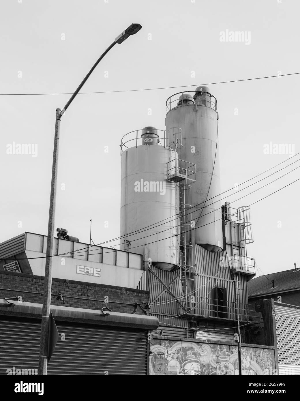 Industrial scene in East Williamsburg, Brooklyn, New York City Stock Photo Alamy