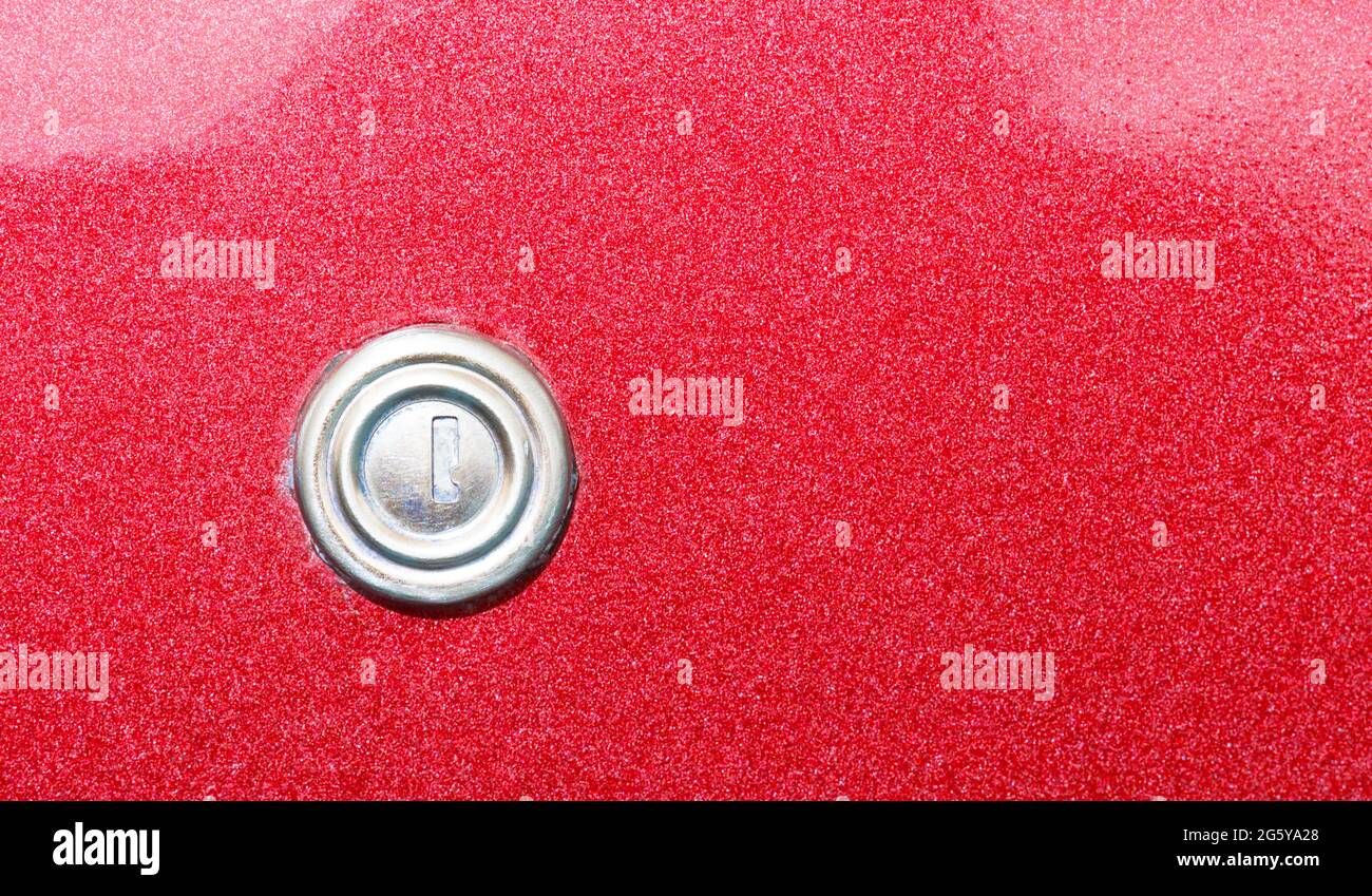 A Key Hole on an Old Vintage Car Door Stock Photo Alamy