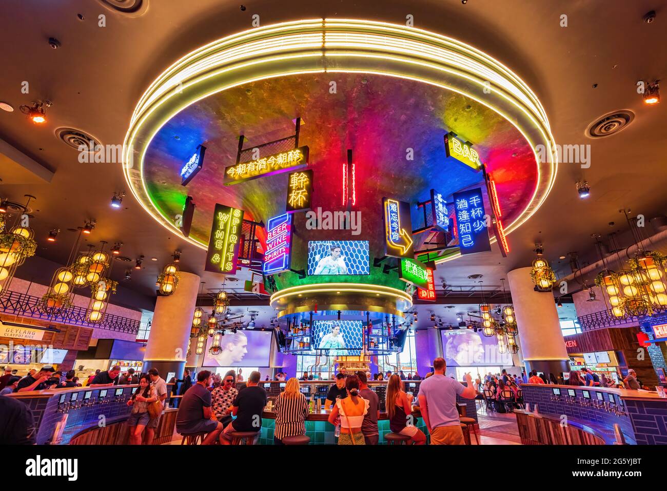 Las Vegas, JUN 28, 2021 - Famous Food Street Eats of the Resorts World