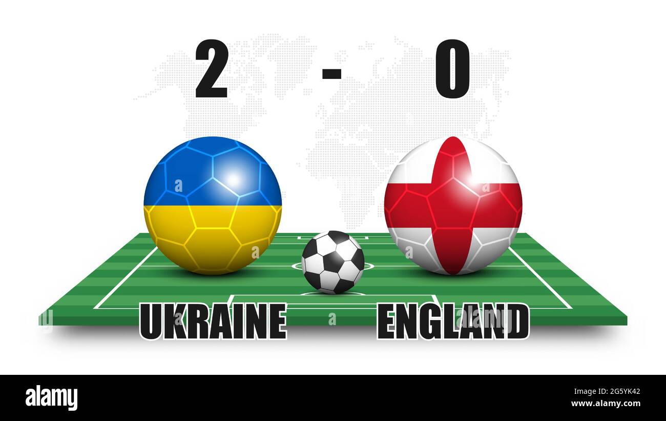 England vs ukraine match Stock Vector Images Alamy