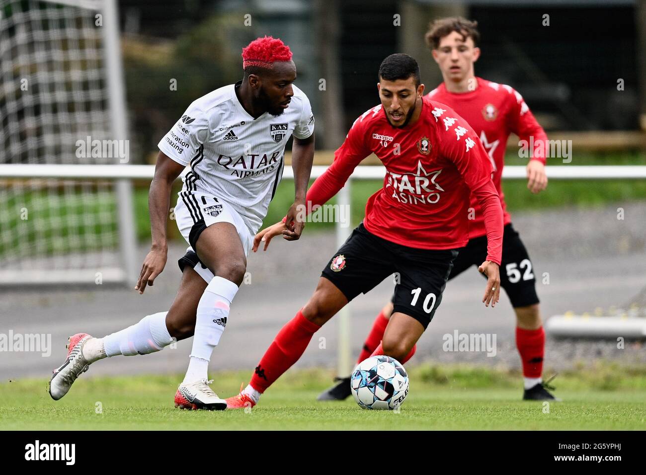 Eupen S Sibiry Keita Pictured In Action During A Friendly Soccer Game Between Kas Eupen And Rfc Seraing Wednesday 30 June 2021 In Eupen In Preparati Stock Photo Alamy