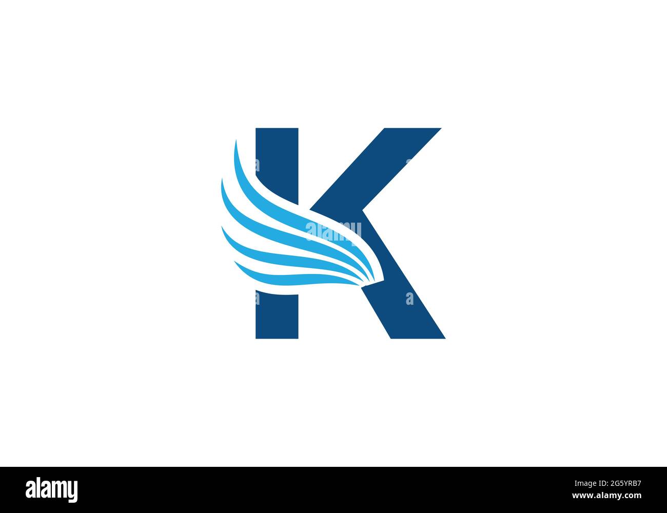 Initial K Letter Logo With Creative Modern Business Typography Vector ...