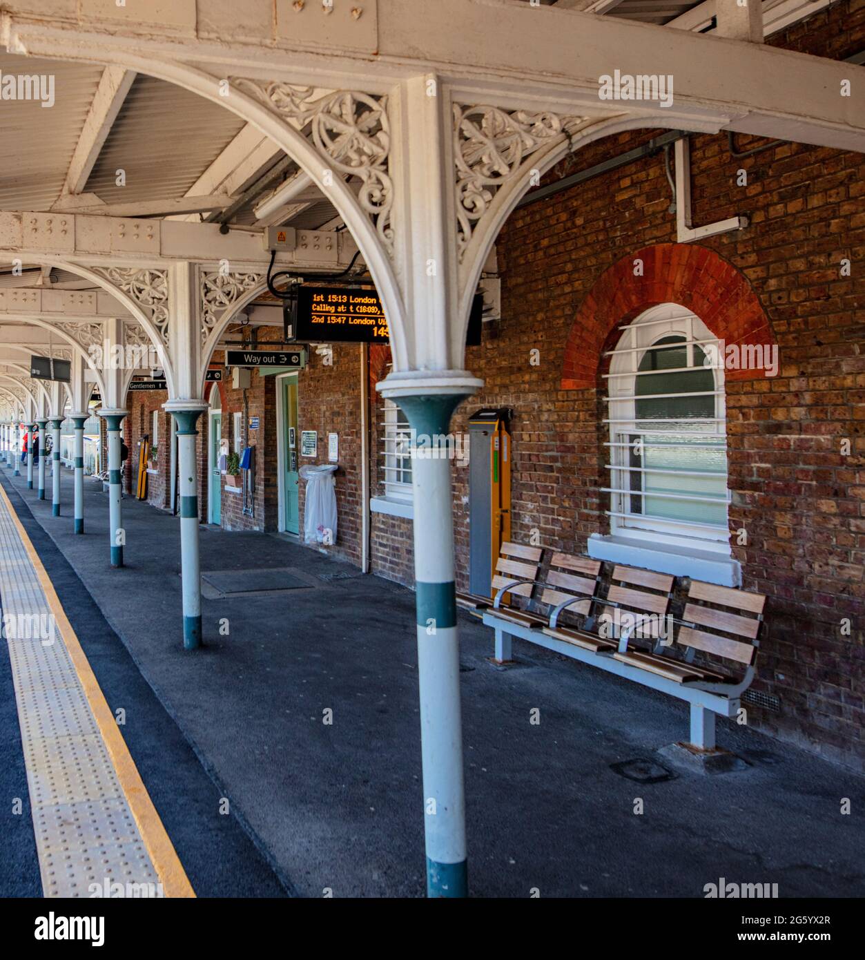 Arundel railway station, West Sussex, UK; opened 3 August 1863