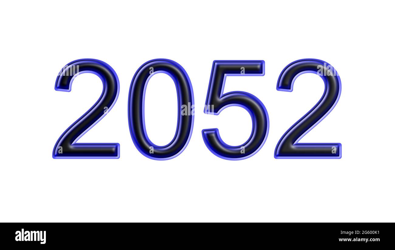 ご確認(*´∀｀)画像2枚 Year 2052 Cut Out Stock Images & Pictures - Alamy