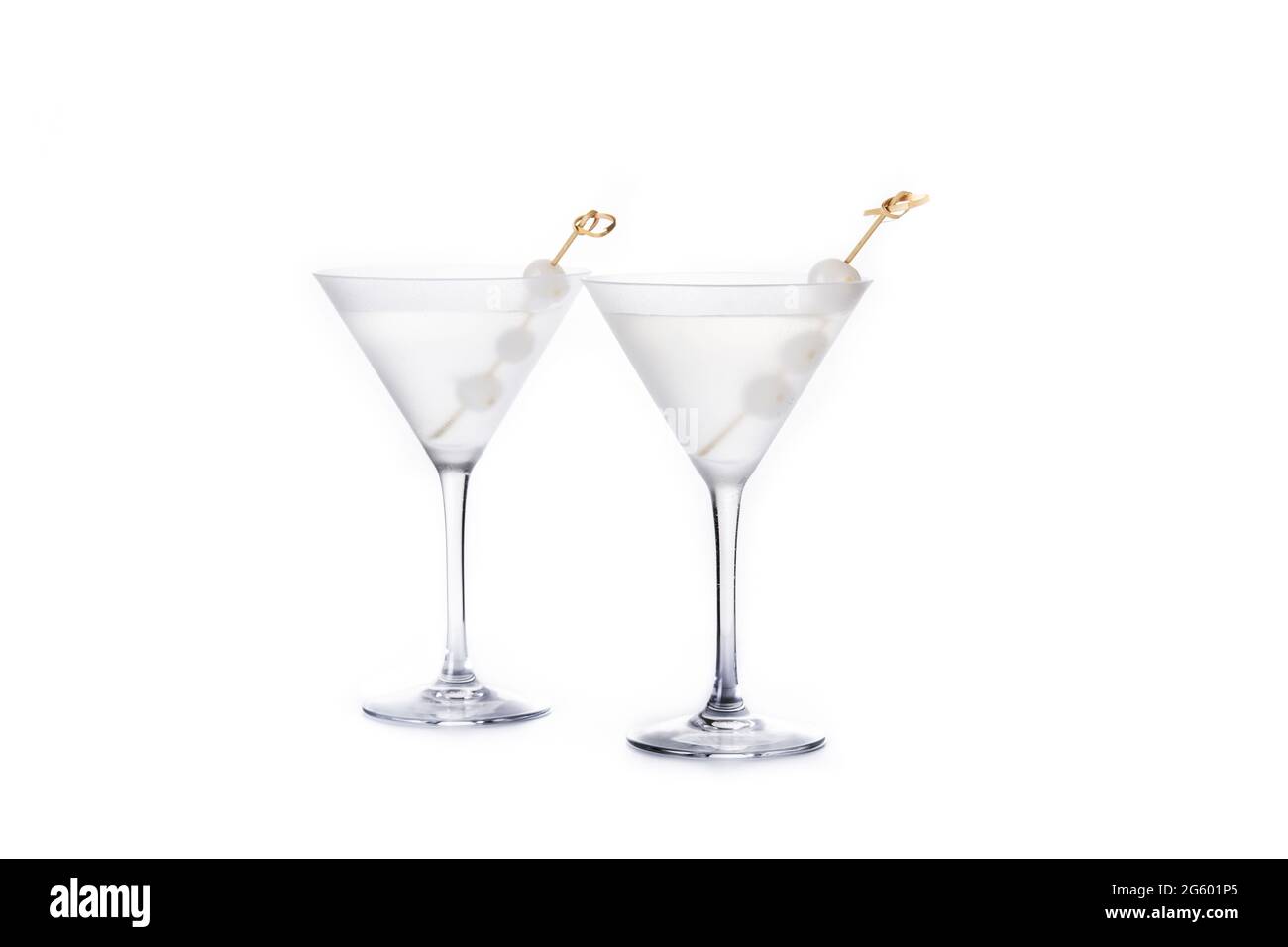 Gibson martini cocktail with onions isolated on white background Stock Photo Alamy