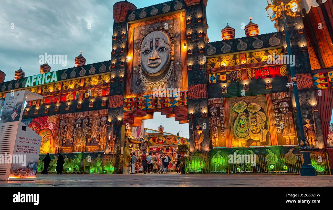 Global Village in Dubai, UAE. Stock Photo