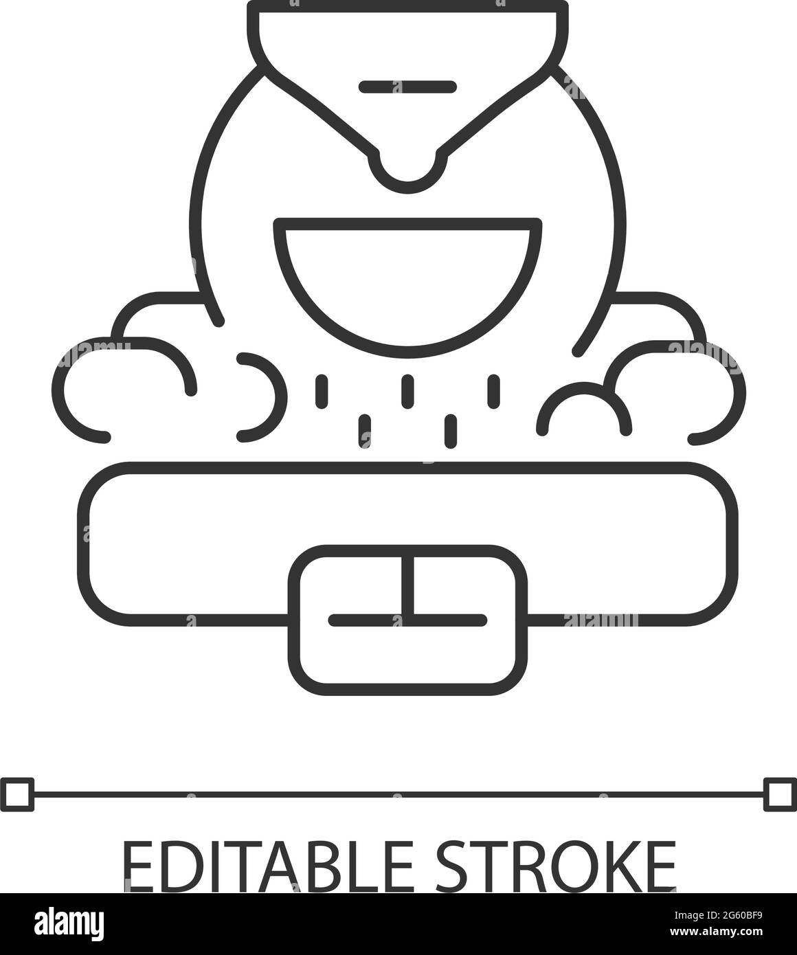 Coffee roaster linear icon Stock Vector Image & Art Alamy